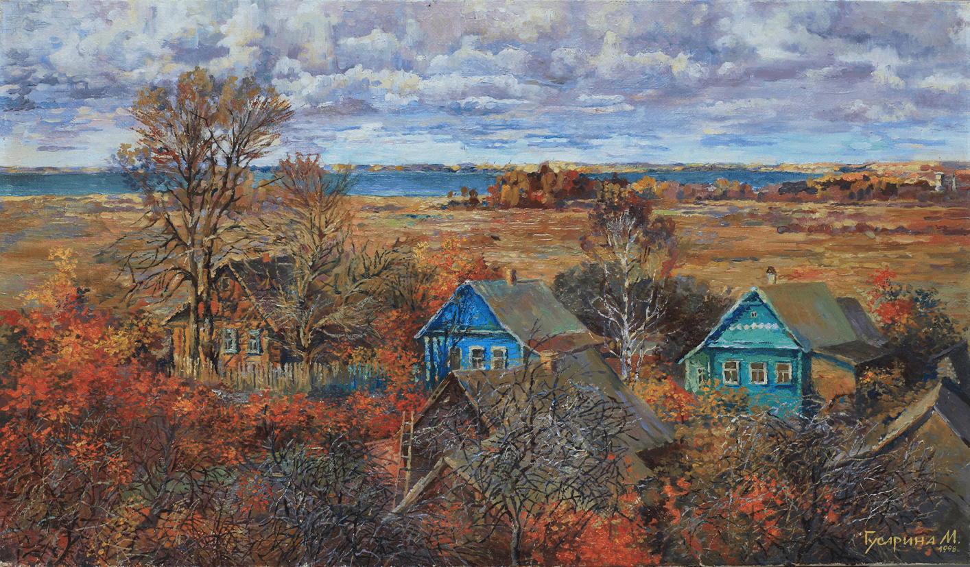 Осень в Переславле. 1998 г. (холст, масло) 43х70 см